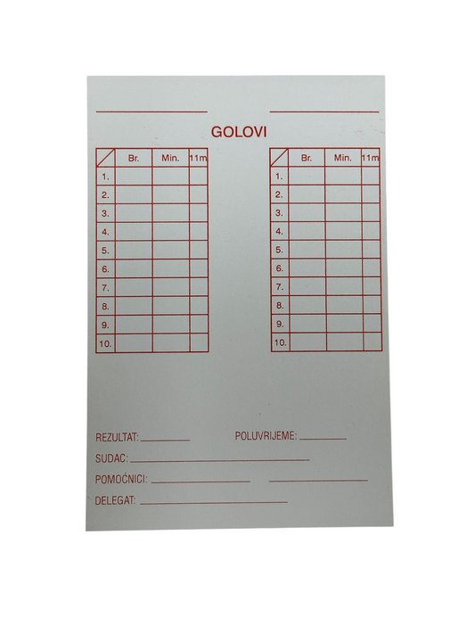 Sudački kartoni za bilješke