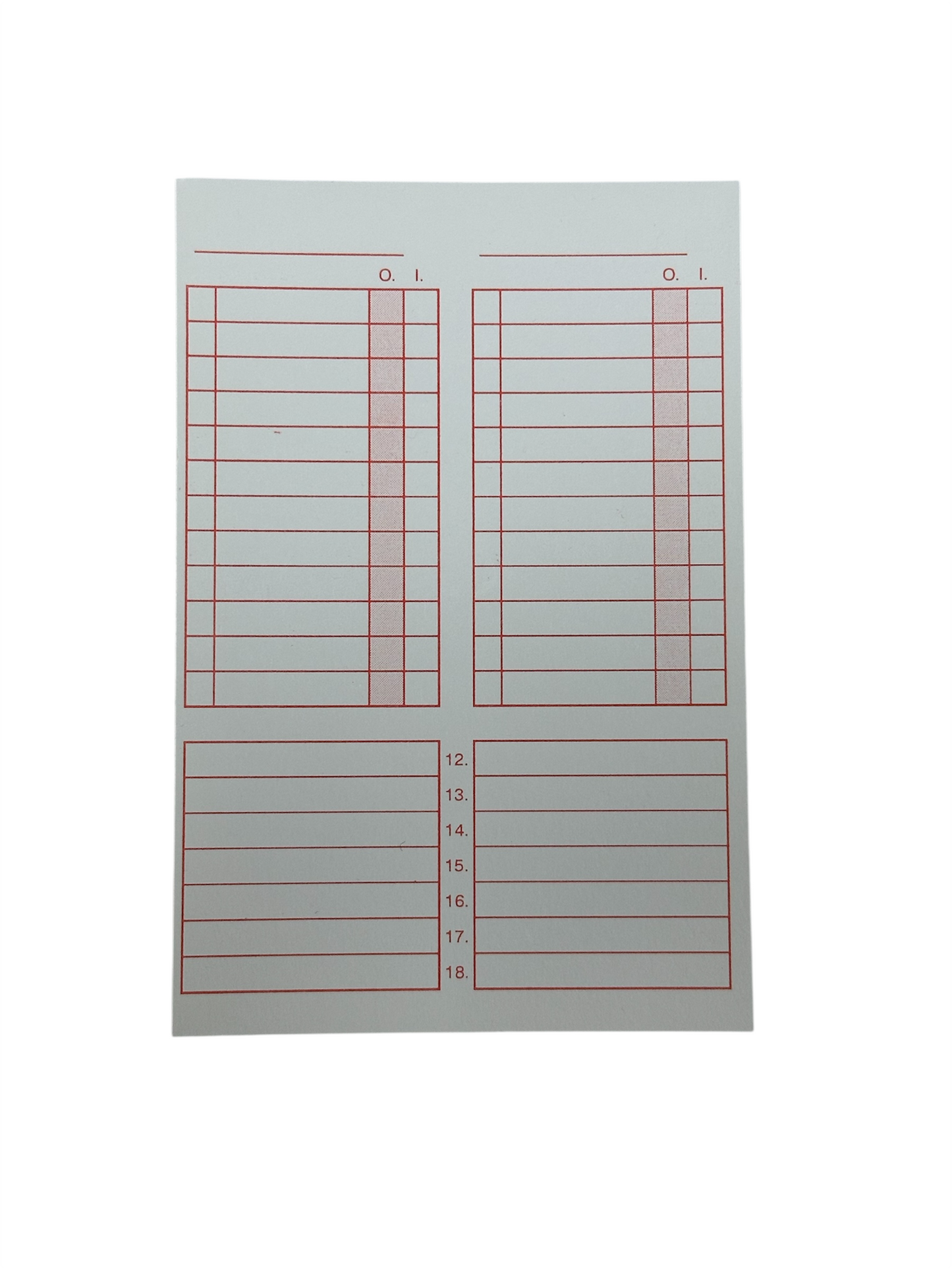 Sudački kartoni za bilješke